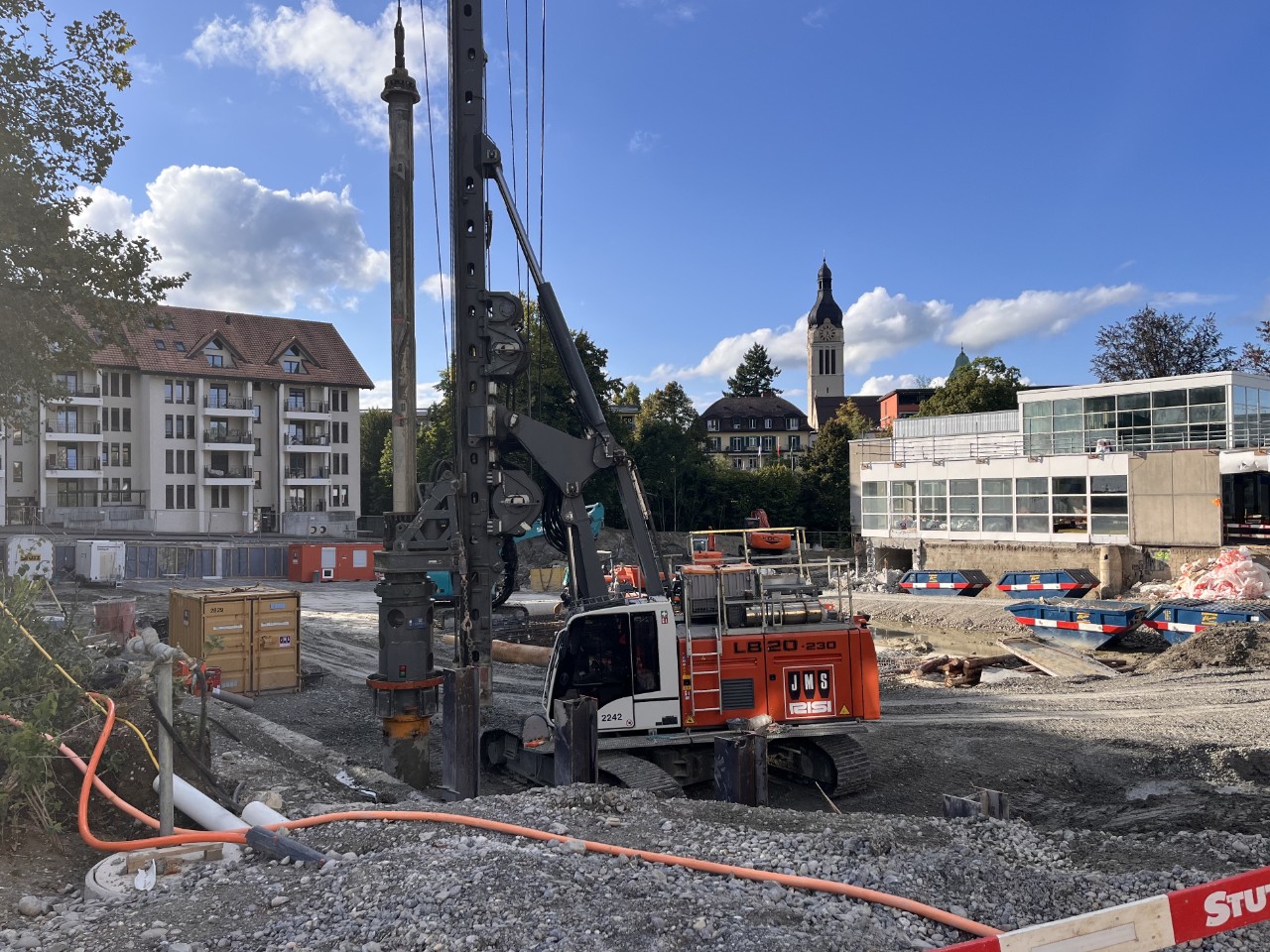 Bohrgerät für die Pfählung, 9.9.2025