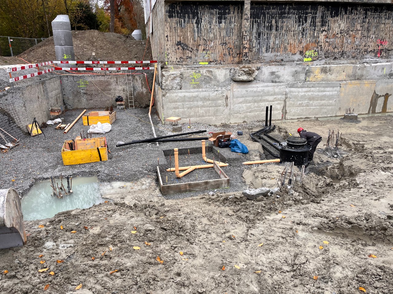 Baustelle am 30. Oktober 2025.