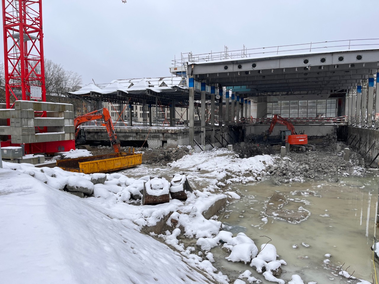 Baustelle am 24. November 2025.