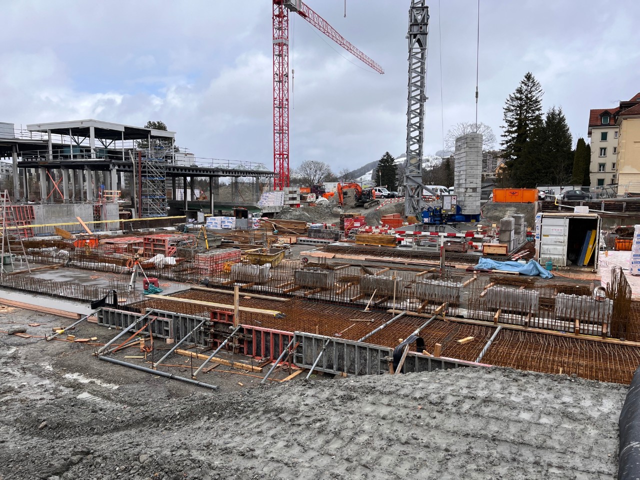 Untergeschoss, Bereich neues Schwimmbecken 17.2.2026.