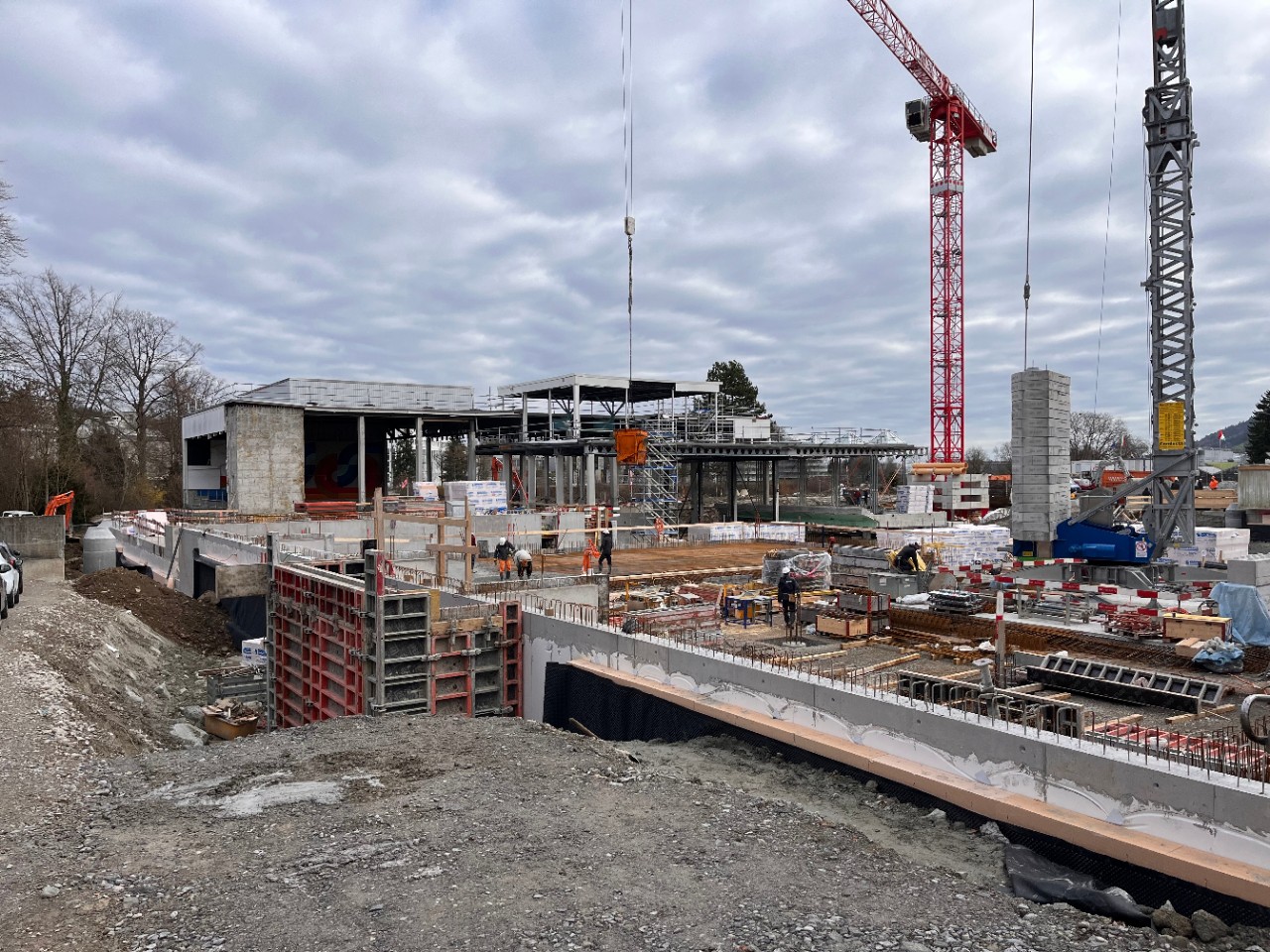 Baustelle am 17. März 2026