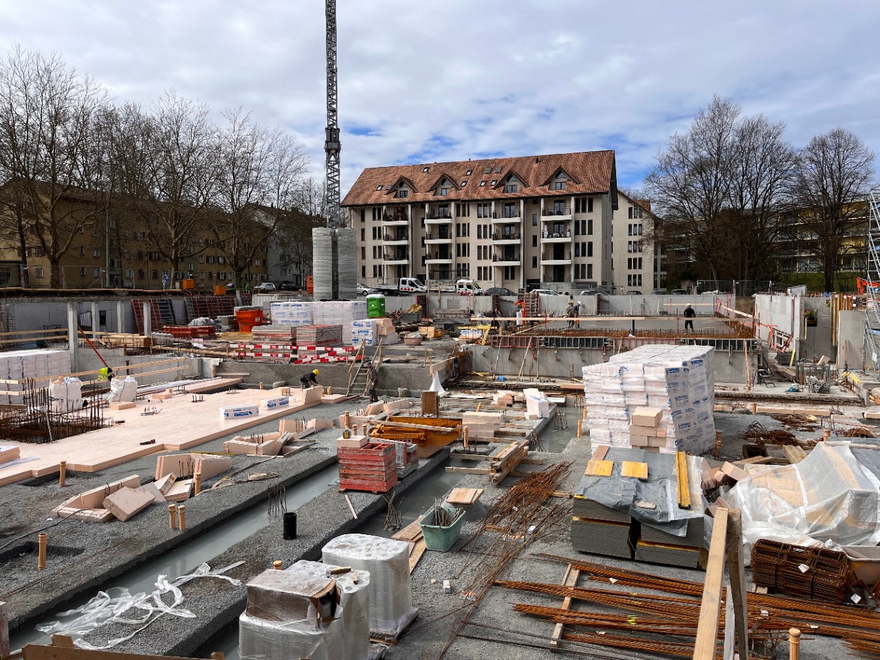 Baustelle am 17. März 2026