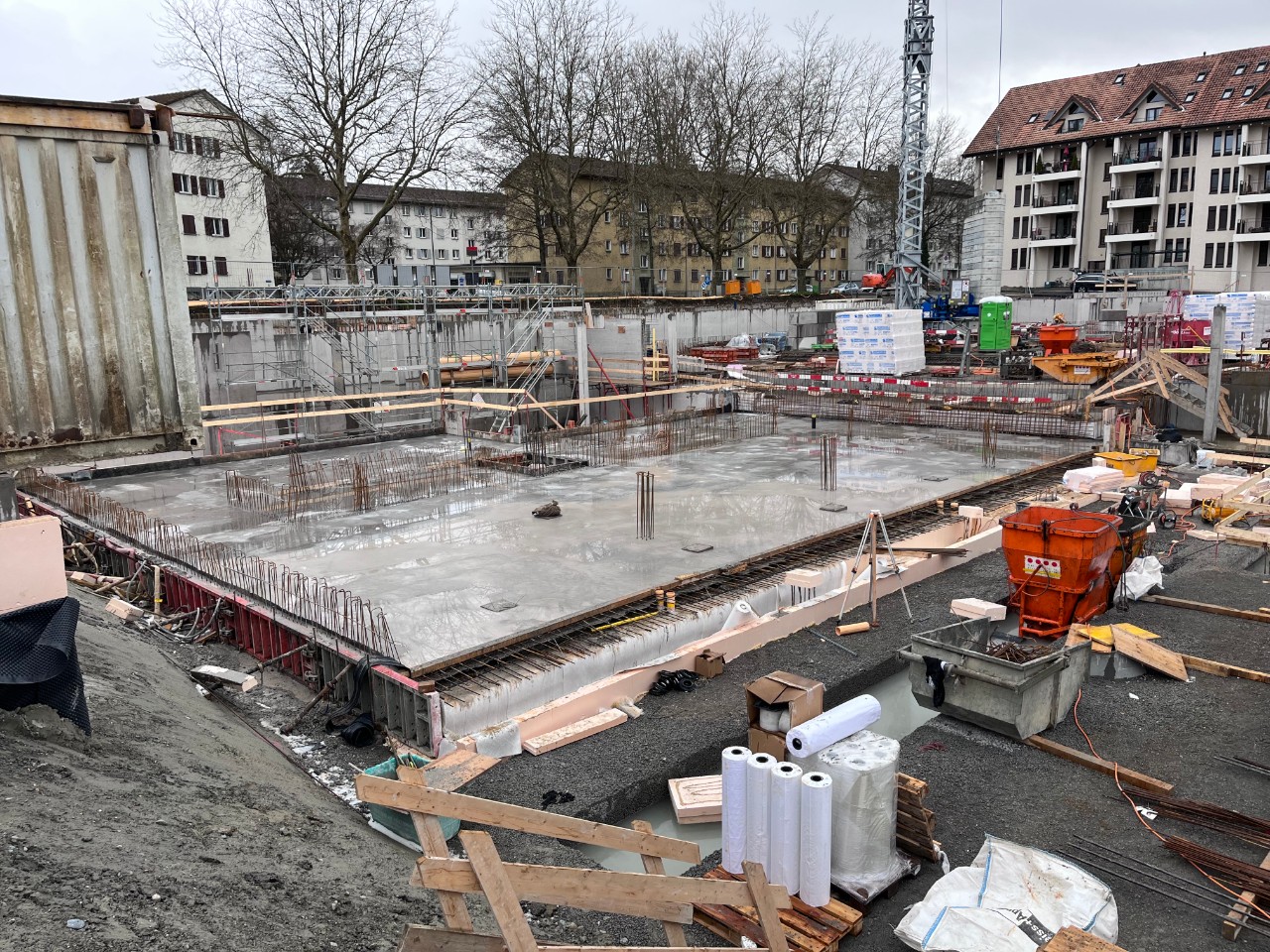 Impression der Baustelle am 30.3.2026