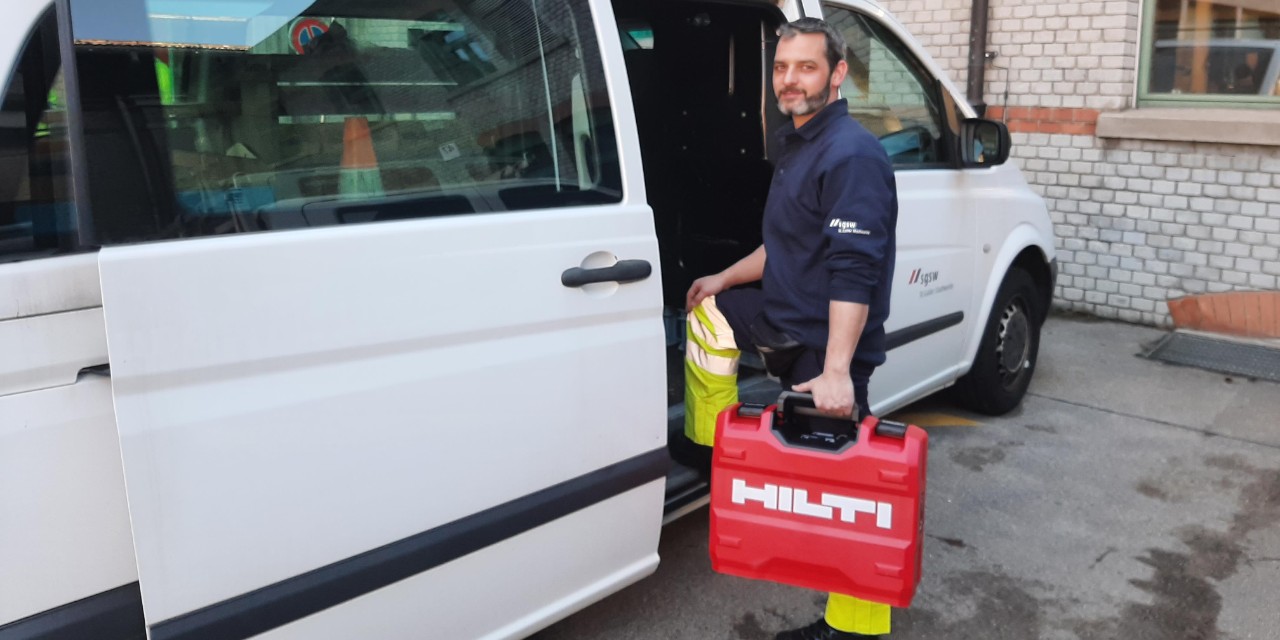 Bischof David, Elektromonteur, St.Galler Stadtwerke