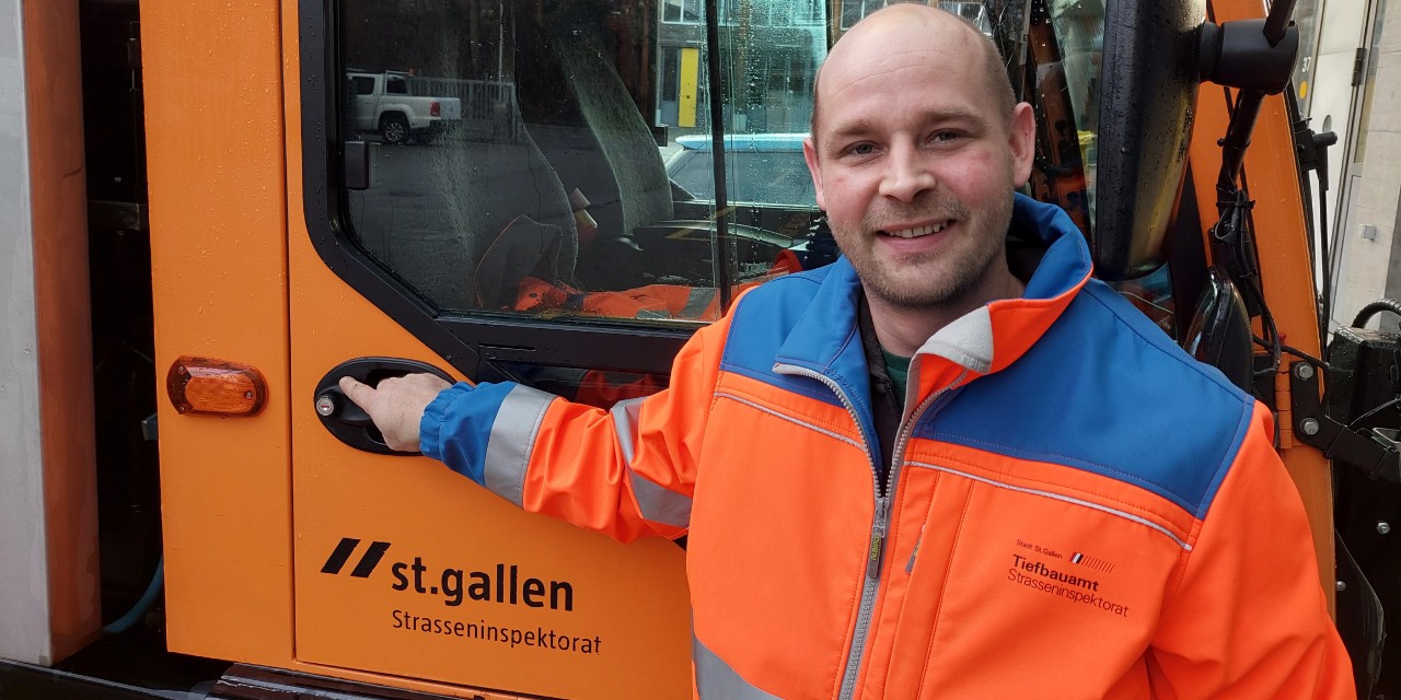 Schenk Dominic Strassenunterhaltsmitarbeiter Stützpunkt Riethüsli, Tiefbauamt