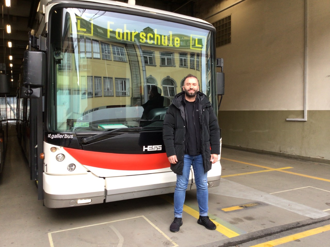 Aliu Ferid, Buschauffeur, Verkehrsbetriebe St.Gallen