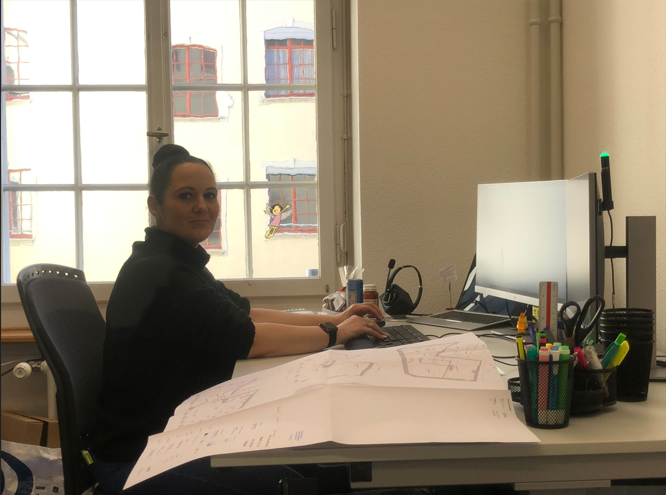 Utan Sonja, Mitarbeiterin Bauaufsicht, Amt für Baubewilligungen