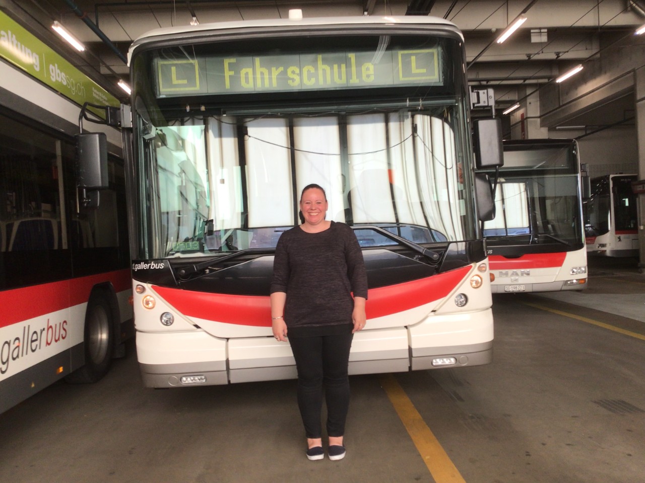 Bundalo Jacqueline, Buschauffeurin, Verkehrsbetriebe St.Gallen