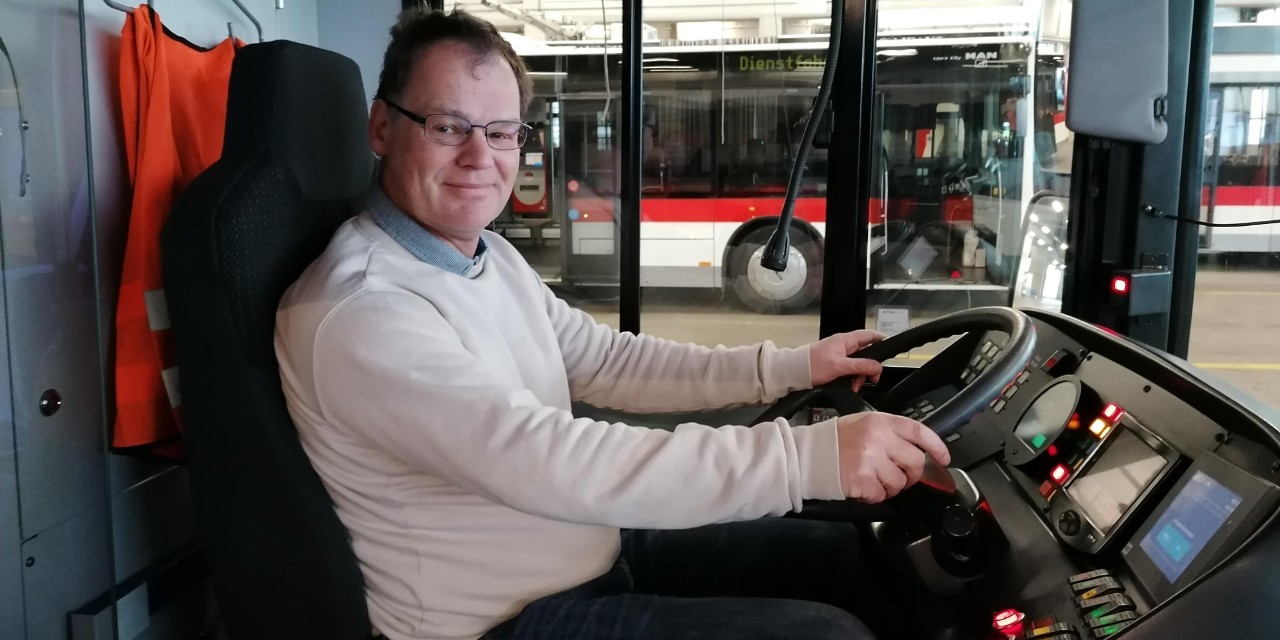 Mohn René, Buschauffeur, Verkehrsbetriebe St.Gallen