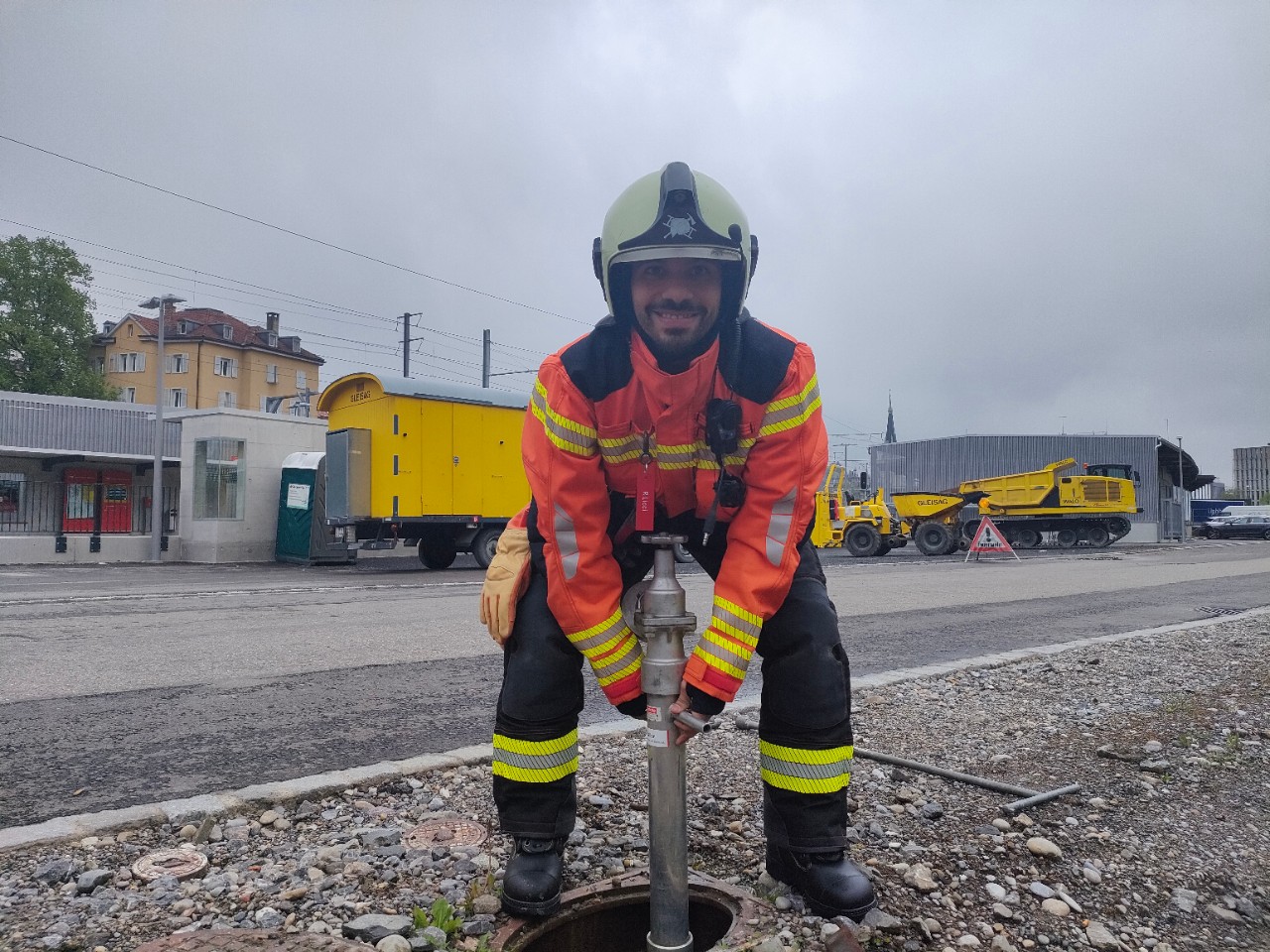 Licci Roberto, Feuerwehrmann, Feuerwehr und Zivilschutz