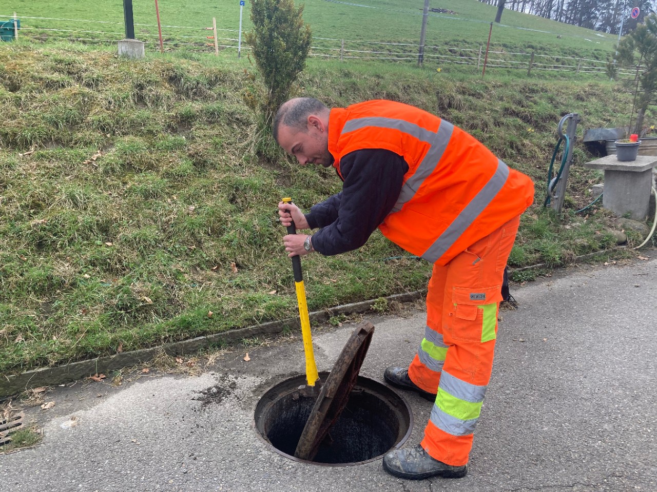 Garcia Sandro, Kanalfacharbeiter Kanalunterhalt, Entsorgung St.Gallen