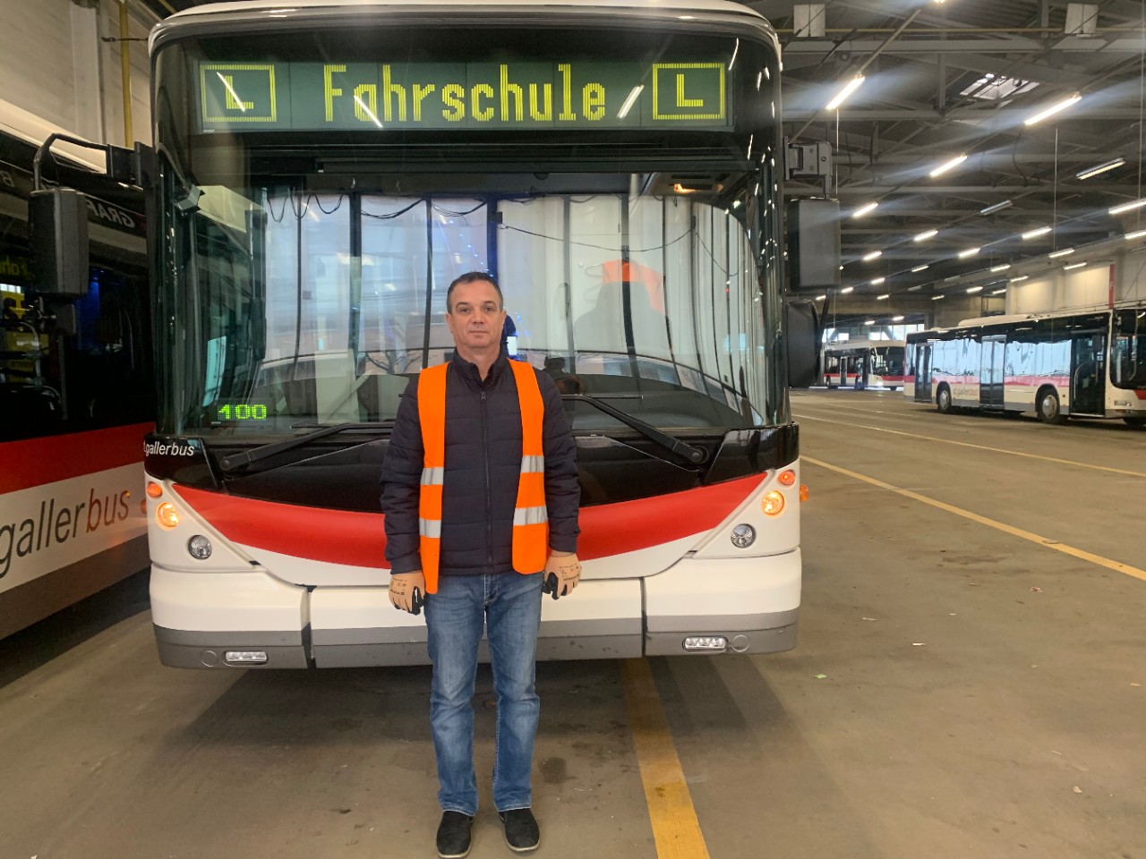Sertolli Remzi, Buschauffeur, Verkehrsbetriebe St.Gallen