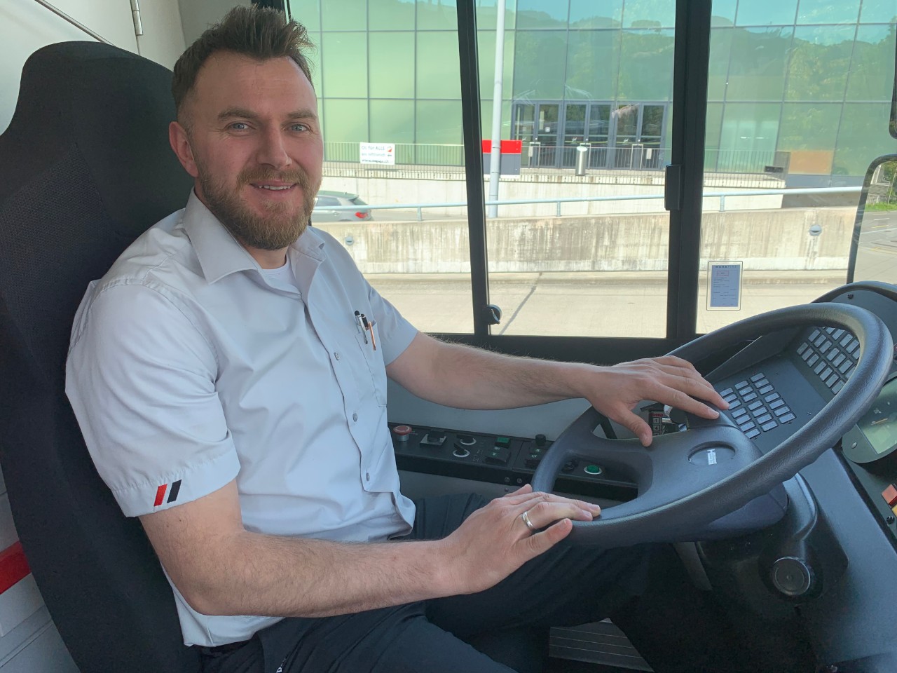 Reshiti Abedin, Buschauffeur, Verkehrsbetriebe St.Gallen