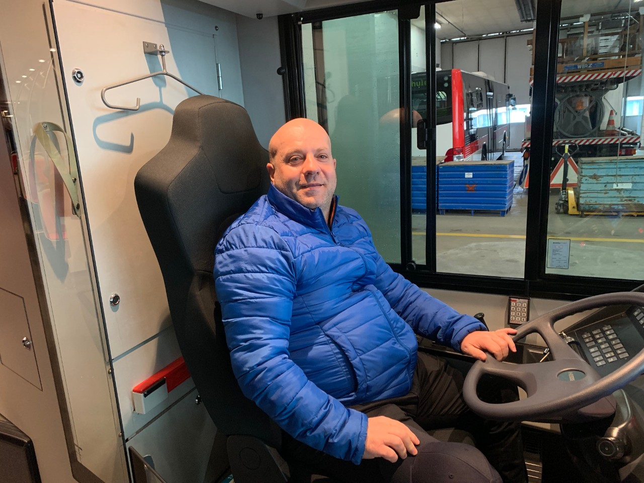 Elezai Bujar, Buschauffeur, Verkehrsbetriebe St.Gallen