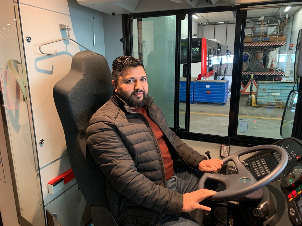 Fares Lukmann, Buschauffeur, Verkehrsbetriebe St.Gallen