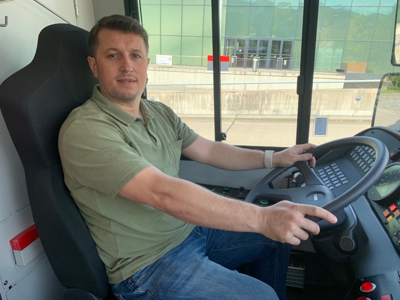 Akiki Sevim, Buschauffeur, Verkehrsbetriebe St.Gallen