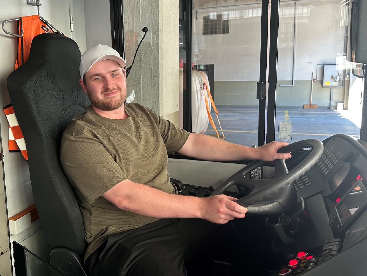 Geiger Jeremy, Buschauffeur, Verkehrsbetriebe