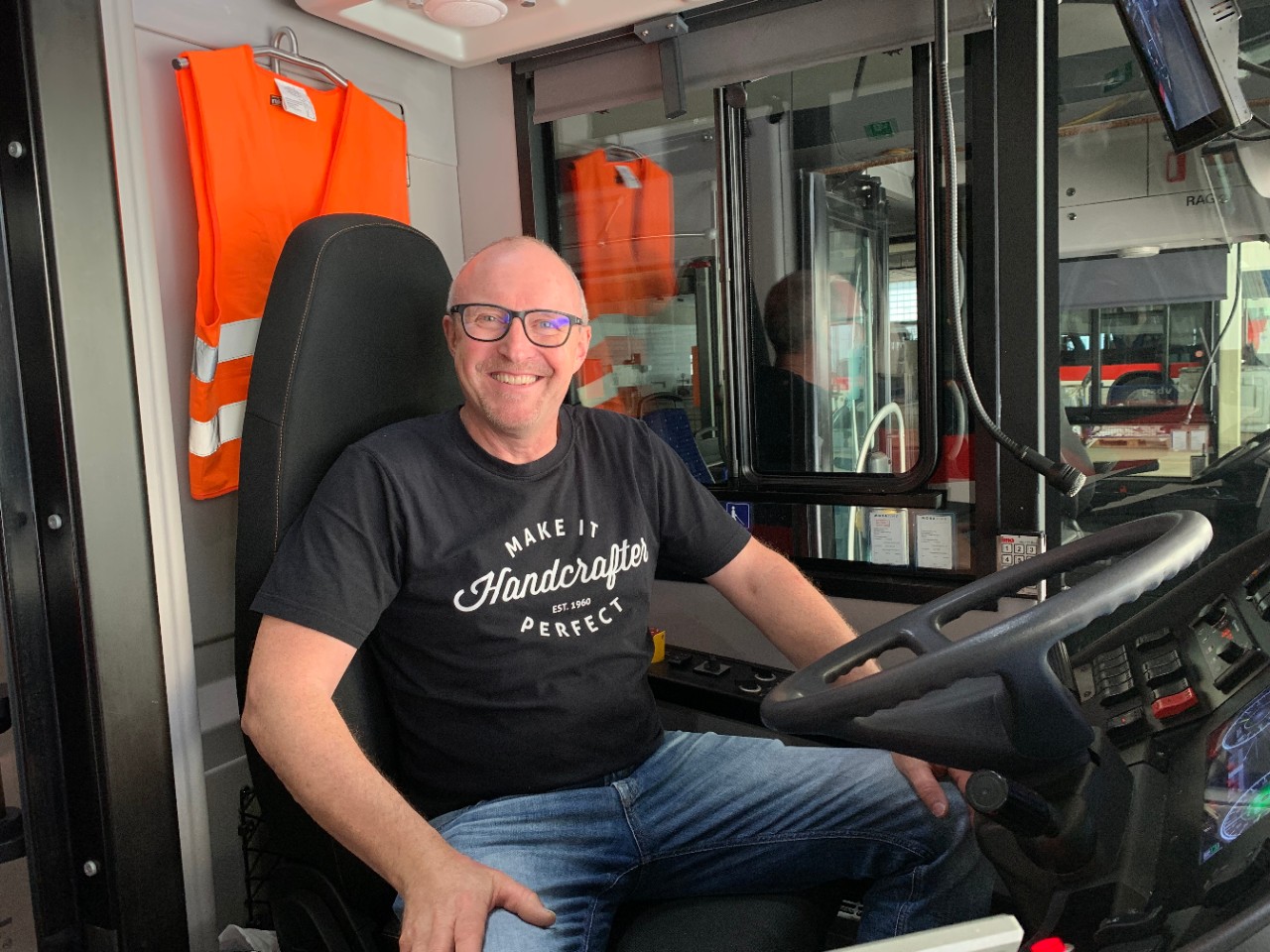 Mayer Marcel, Buschauffeur, Verkehrsbetriebe St.Gallen