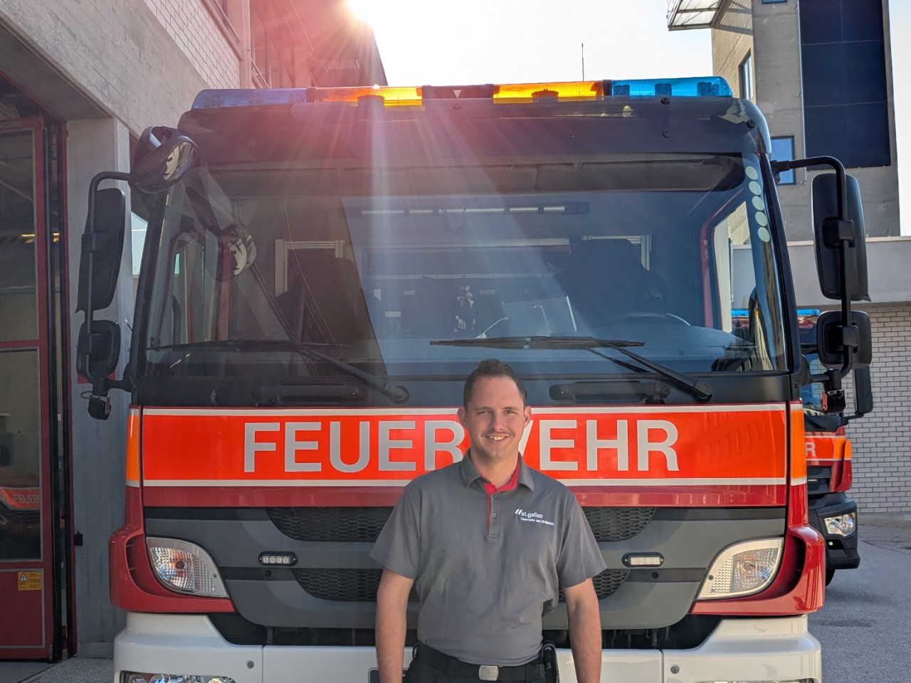 Zuberbühler Sandro, Berufsfeuerwehrmann, Feuerwehr und Zivilschutz St.Gallen