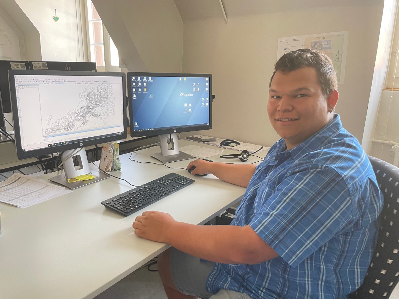 Ziegler Florian, Sachbearbeiter Amtliche Vermessung und Ingenieurvermessung, Geomatik und Vermessung