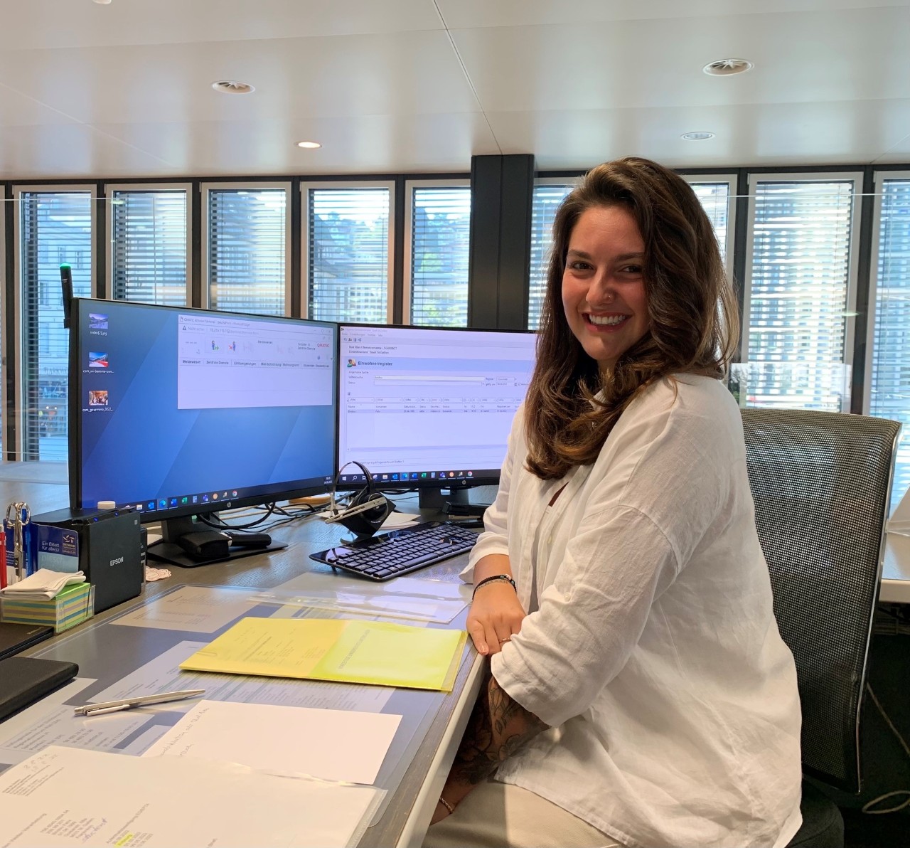 Schmalz Melina, Sachbearbeiterin Kontrolle Krankenversicherung, Bevölkerungsdienste 