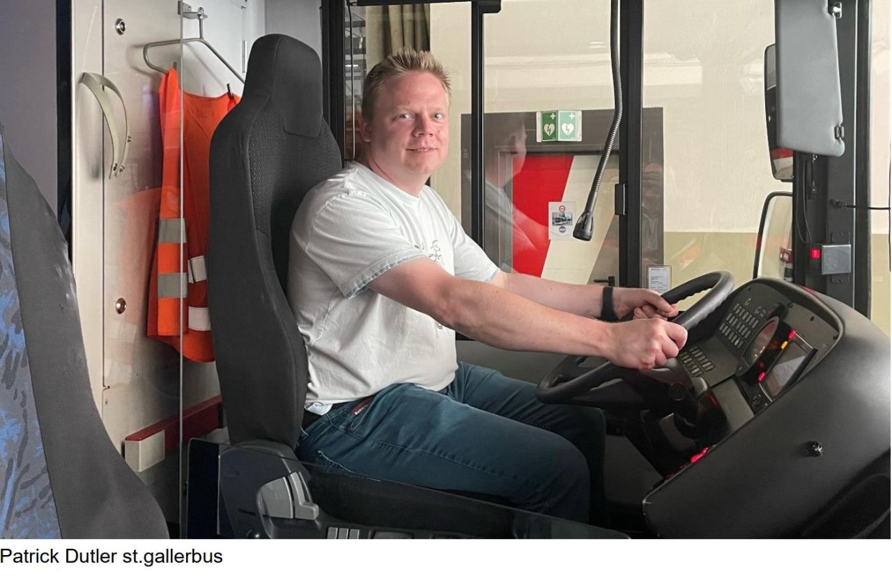 Dutler Patrick, Buschauffeur, Verkehrsbetriebe St.Gallen