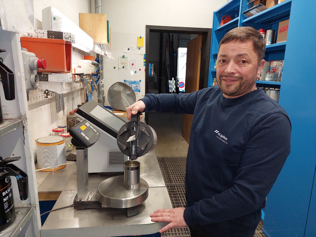 Verlei Michel, Mitarbeit Malerei, Tiefbauamt