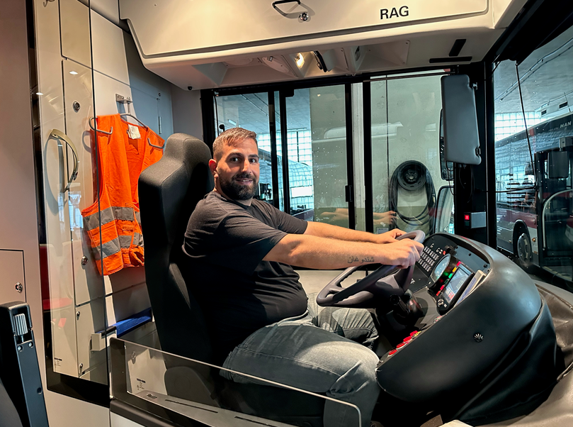 Öztrük Ugur, Buschauffeur, Verkehrsbetriebe St.Gallen