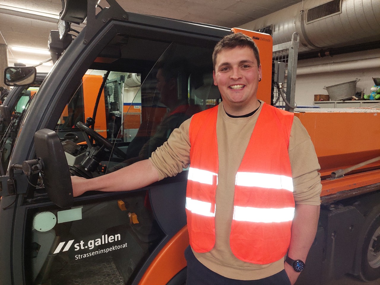 Egloff Joel, Strassenunterhaltsmitarbeiter, Tiefbauamt