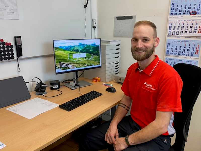 Bänziger Patrik, Sachbearbeiter Logistik, Feuerwehr und Zivilschutz St.Gallen