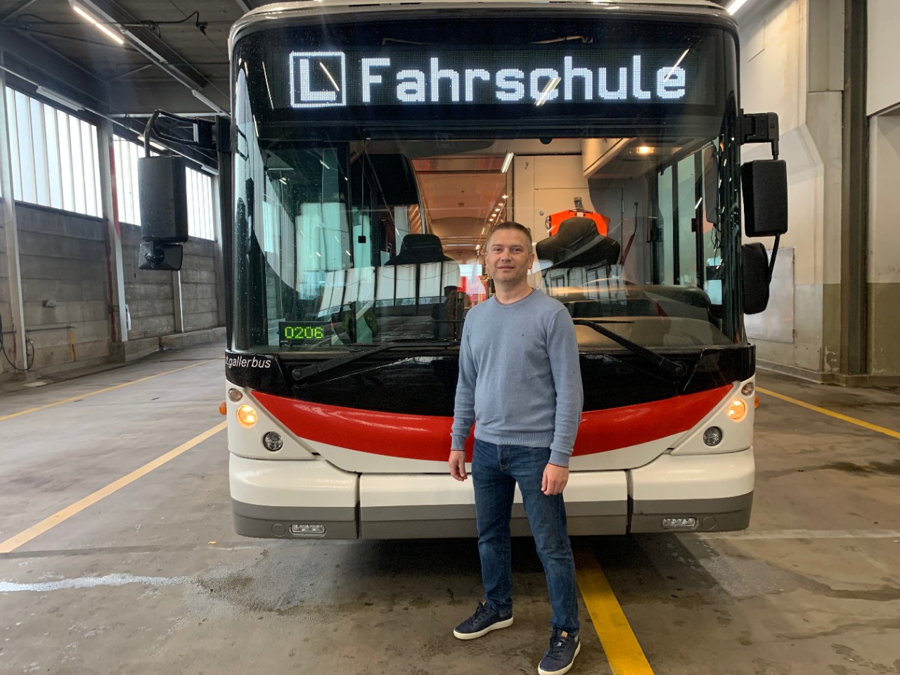 Salajec Tomislav, Buschauffeur, Verkehrsbetriebe St.Gallen