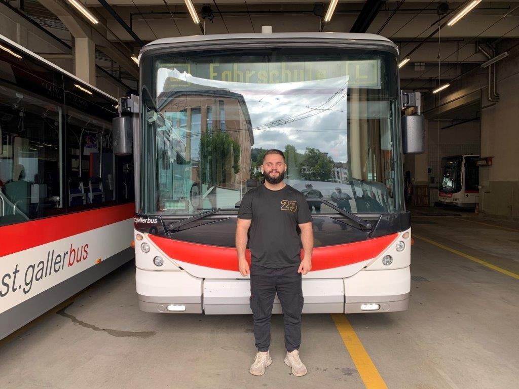 Musliu Musli, Buschauffeur, Verkehrsbetriebe St.Gallen