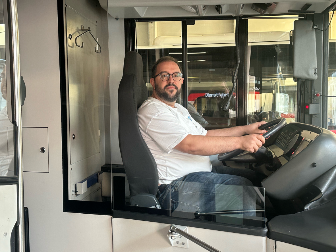 Bajrami Agrtim, Buschauffeur, Verkehrsbetriebe St.Gallen