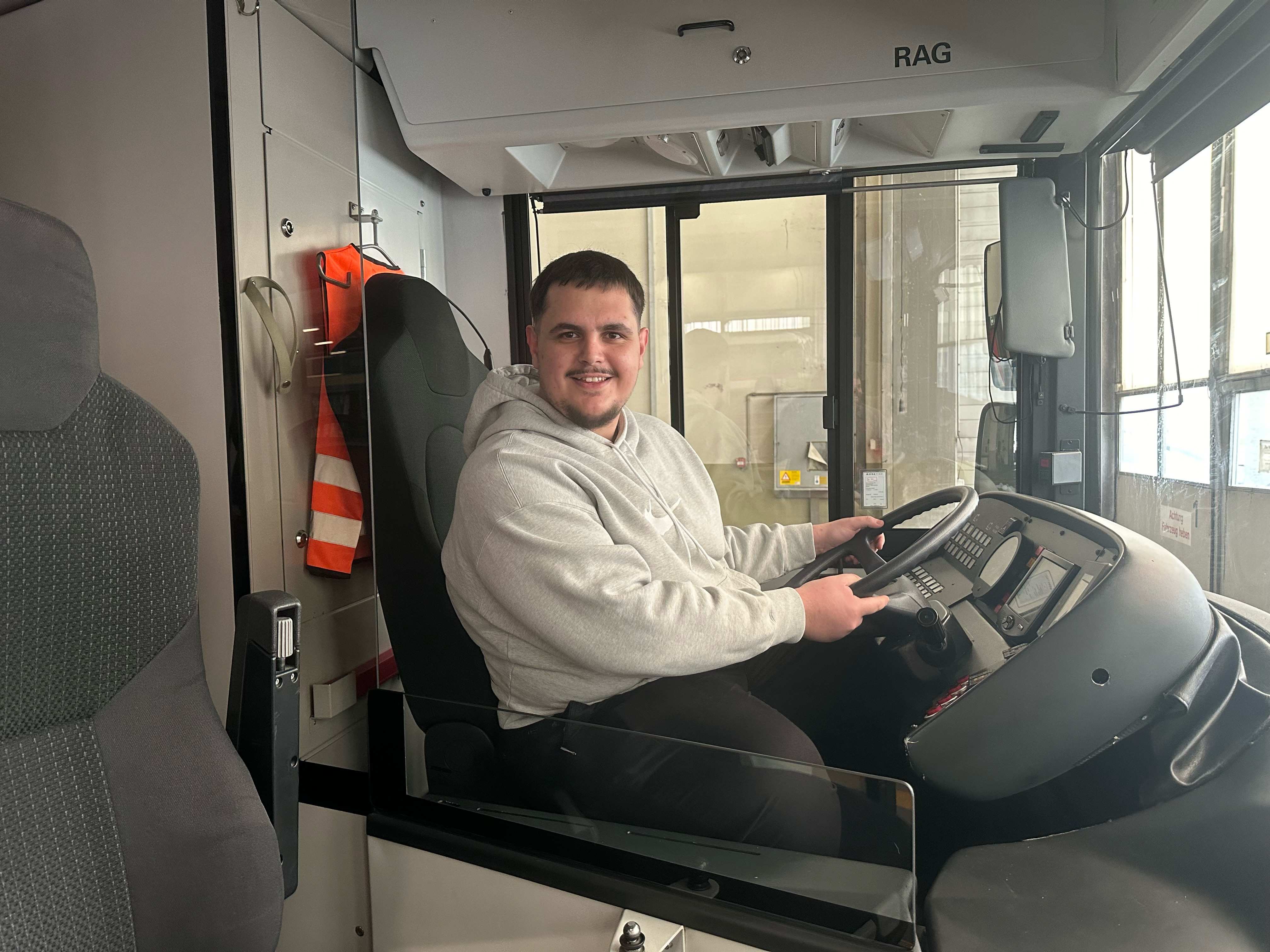 Aziri Bejtulla, Buschauffeur, Verkehrsbetriebe St.Gallen