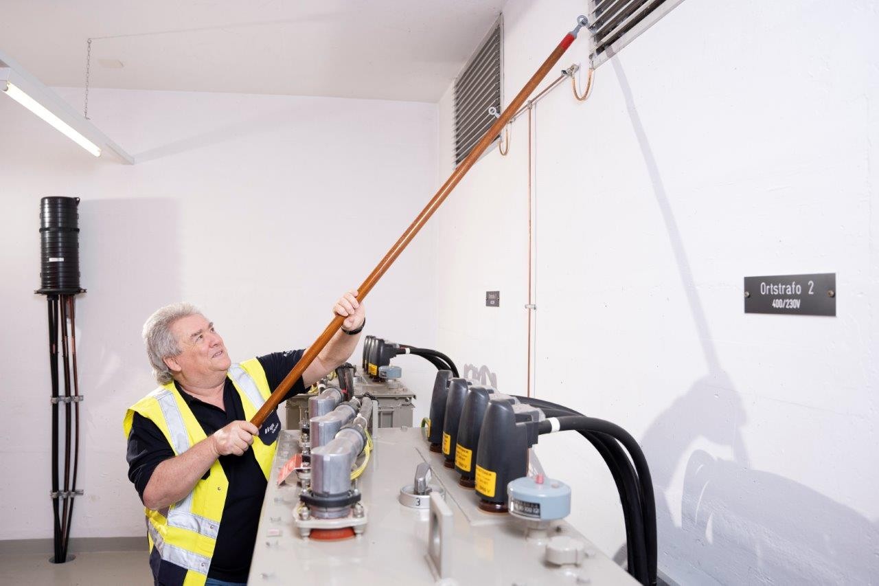 Alois Signer, Maurer, St.Galler Stadtwerke, nach 38 Dienstjahren auf den 30. April 2022