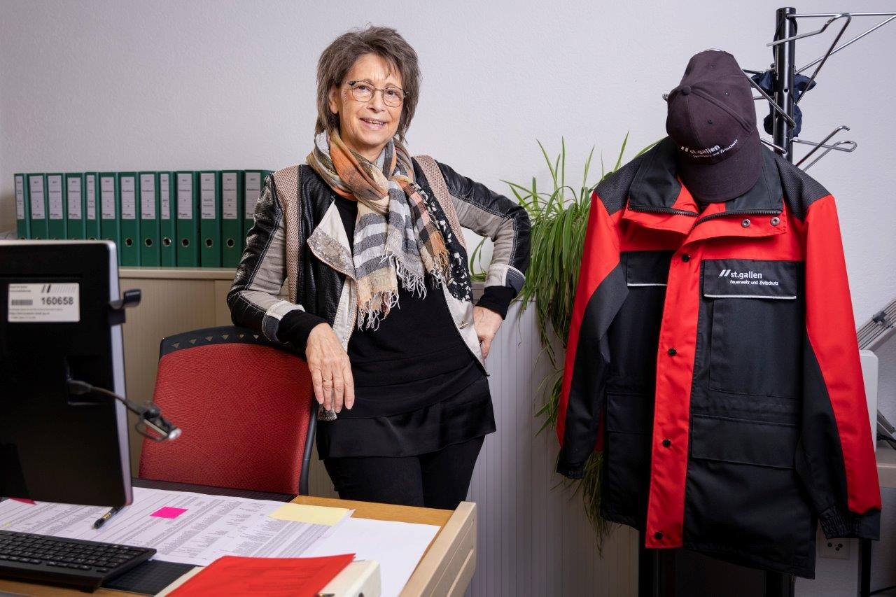 Yvonne Frischknecht, Administration Zivilschutz, Feuerwehr und Zivilschutz, nach 21 Dienstjahren auf den 31. März 2022