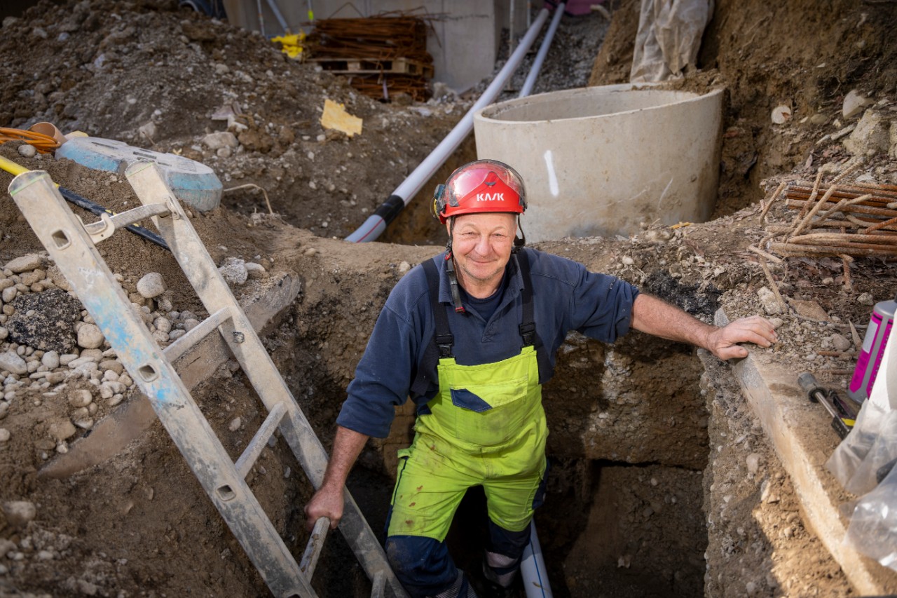 Heinz Müller, Rohrnetzmonteur, St.Galler Stadtwerke, nach 12 Dienstjahren auf den 30.04.2024