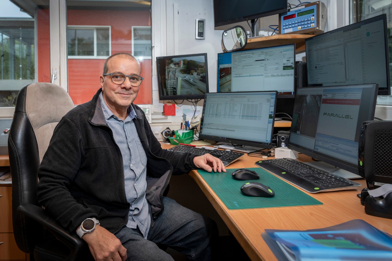 Francesco Alfonso, Mitarbeiter Deponie/Stv. Deponiemeister, Entsorgung St.Gallen, nach 30 Dienstjahren auf den 29.02.2024