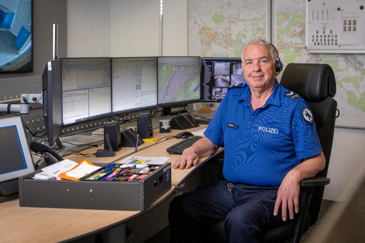 Roman Kaiser, Polizist, Stadtpolizei, nach 41 Dienstjahren auf den 30. Juni 2023