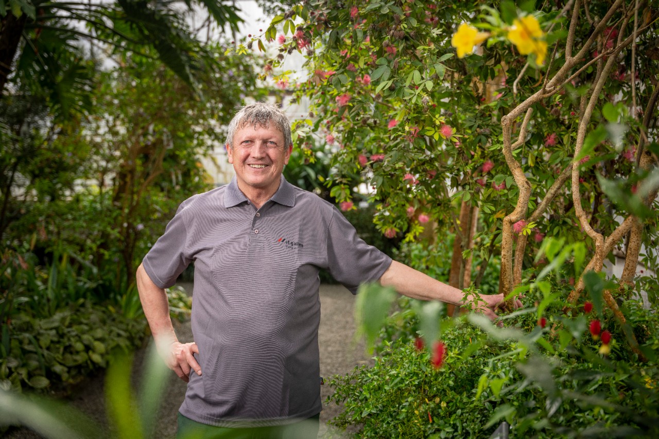 Rüdiger Liebau, Mitarbeiter Botanischer Garten, nach 14 Dienstjahren auf den 30. Juni 2023