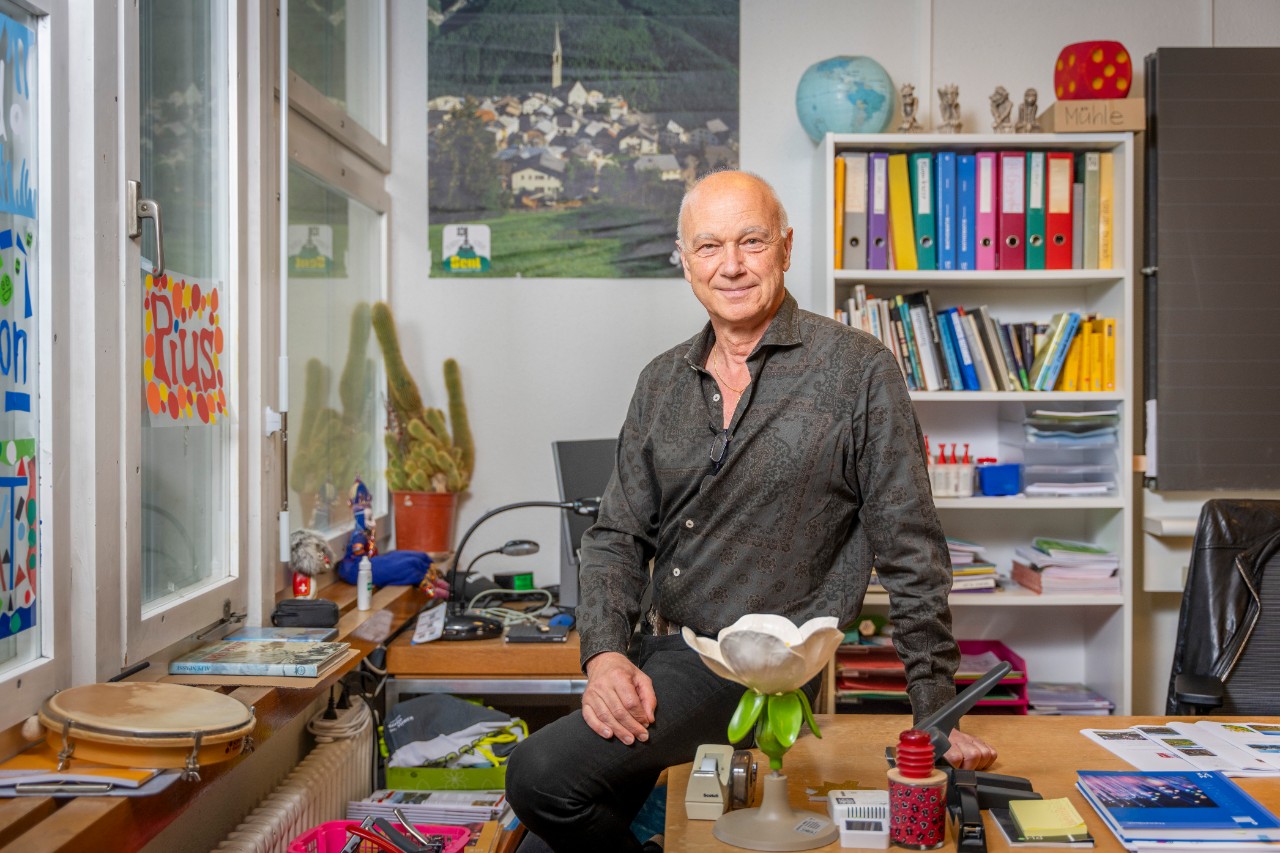 Pius Jud, Primarlehrperson + Schulleitungs-Stv., Primarschule Hof-Kreuzbühl, Schule und Musik, nach 44 Dienstjahren auf den 31. Juli 2024