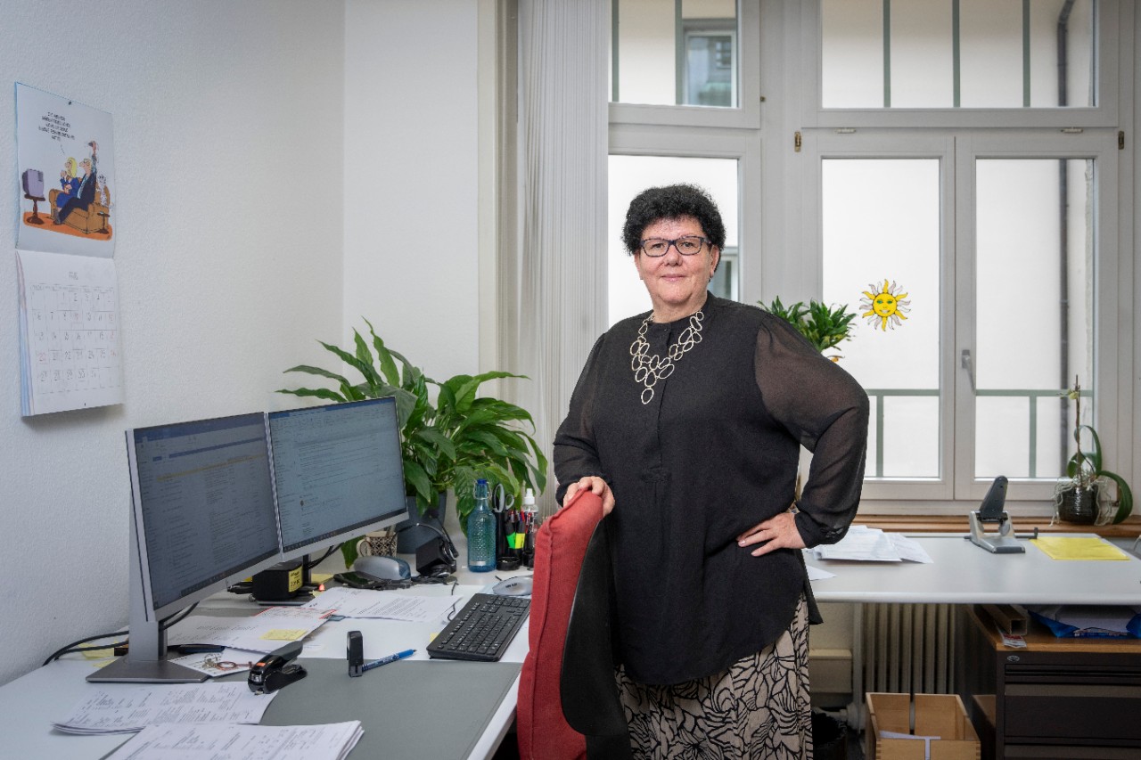 Irene Fischer, Sachbearbeiterin, St.Galler Stadtwerke, nach 22 Dienstjahren auf den 31. August 2024