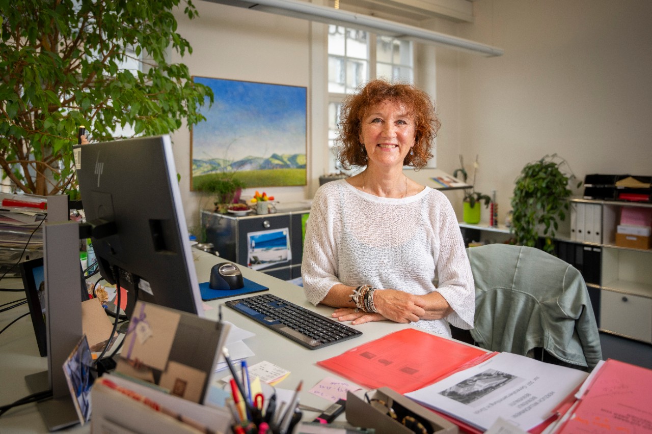 Verena Zellweger, Leiterin Administration, Stab Soziales und Sicherheit, nach 34 Dienstjahren auf den 31. August 2024