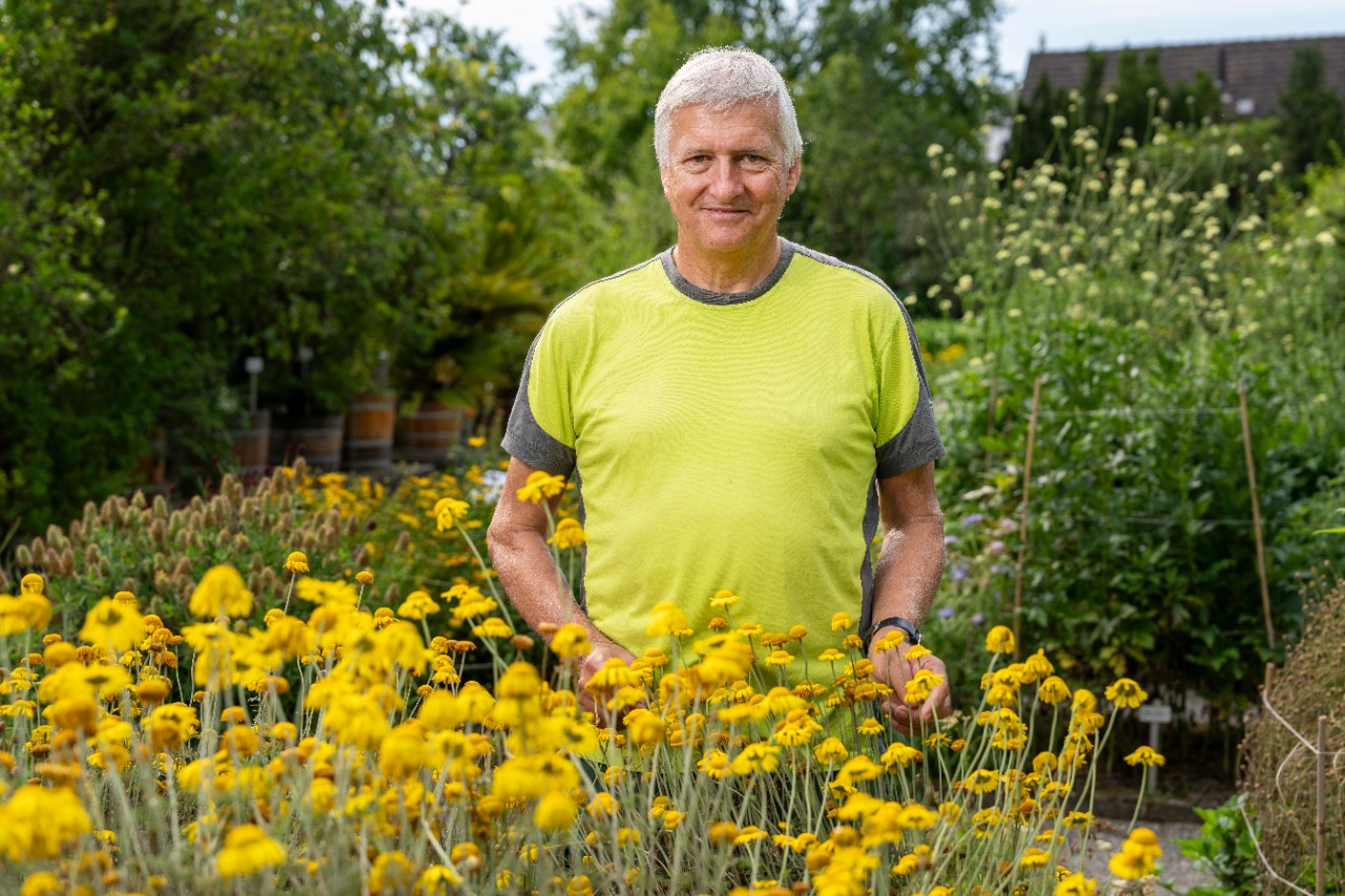 Cornel Eigenmann, Gärtner Botanischer Garten, Stadtgrün, nach 38 Dienstjahren auf den 30. September 2024