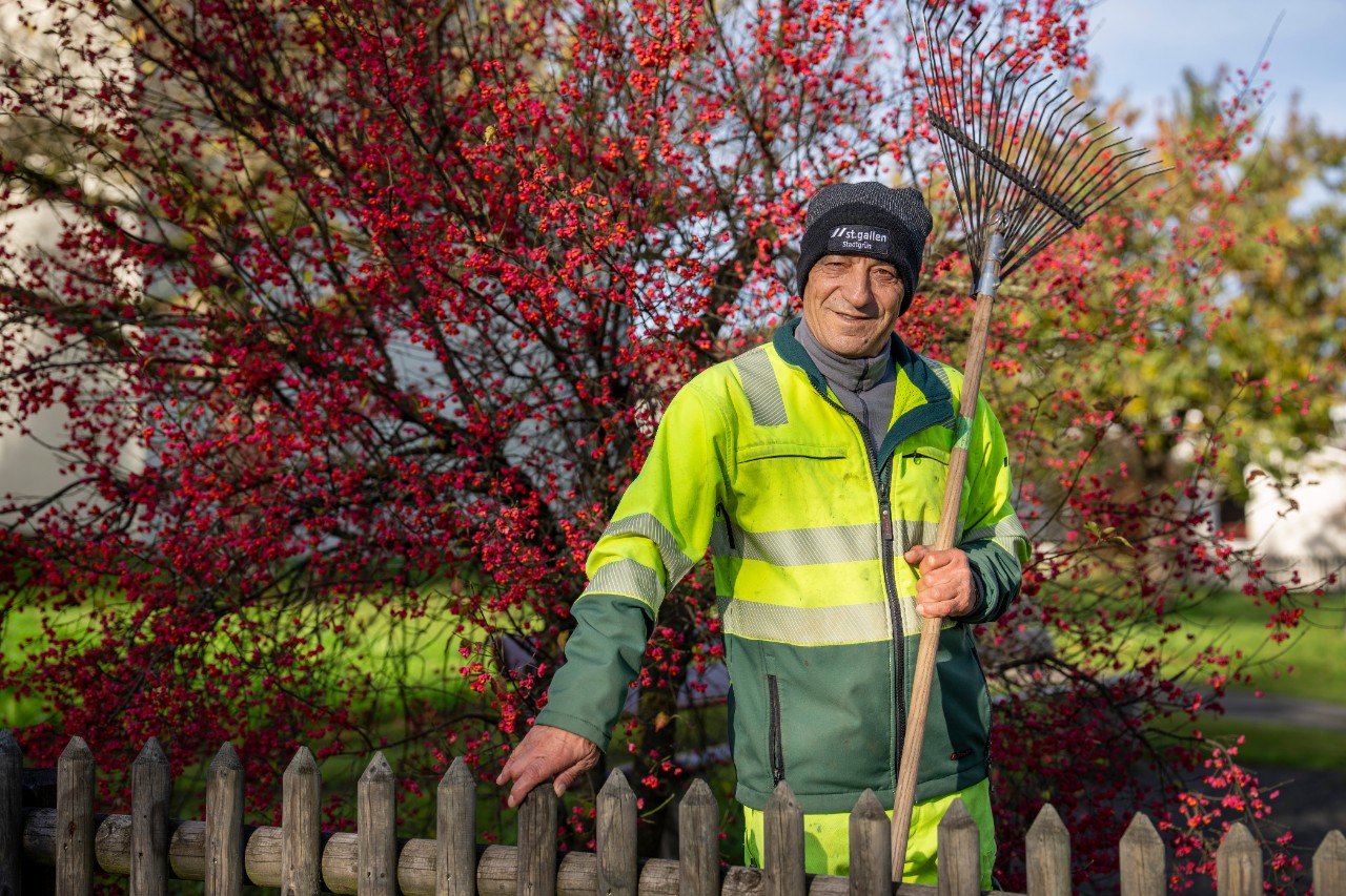 Mahir Ljatifi, Gärtner Pflegegruppe Ost, Stadtgrün, nach 38 Dienstjahren auf den 31. Januar 2026