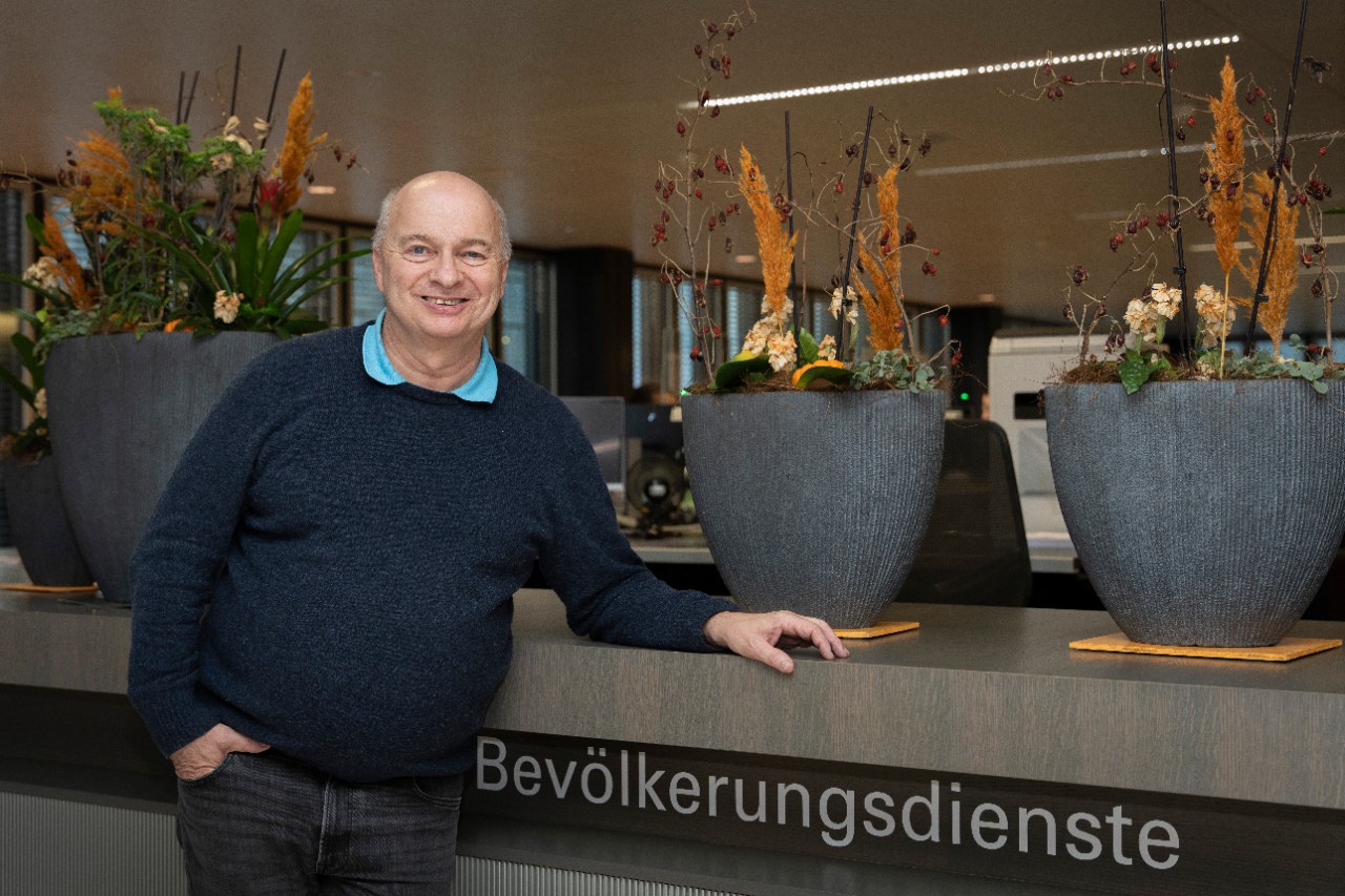 Stephan Wenger, Dienststellenleiter, Bevölkerungsdienste, nach 32 Dienstjahren auf den  28. Februar 2023