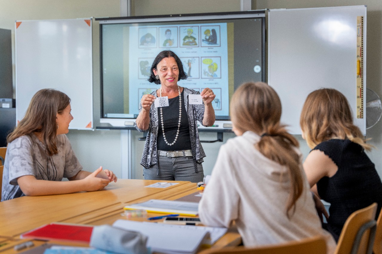 Heidi Gantenbein, Schulische Heilpädagogin, Oberstufe West - Engelwies, Schule und Musik, nach 33 Dienstjahren auf den 31. Juli 2022
