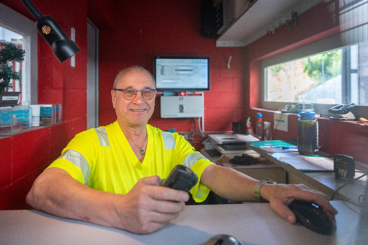 Patrik Eigenmann, Mitarbeiter Logistik, Entsorgung St.Gallen, nach 36 Dienstjahren auf den 30. Juni 2022