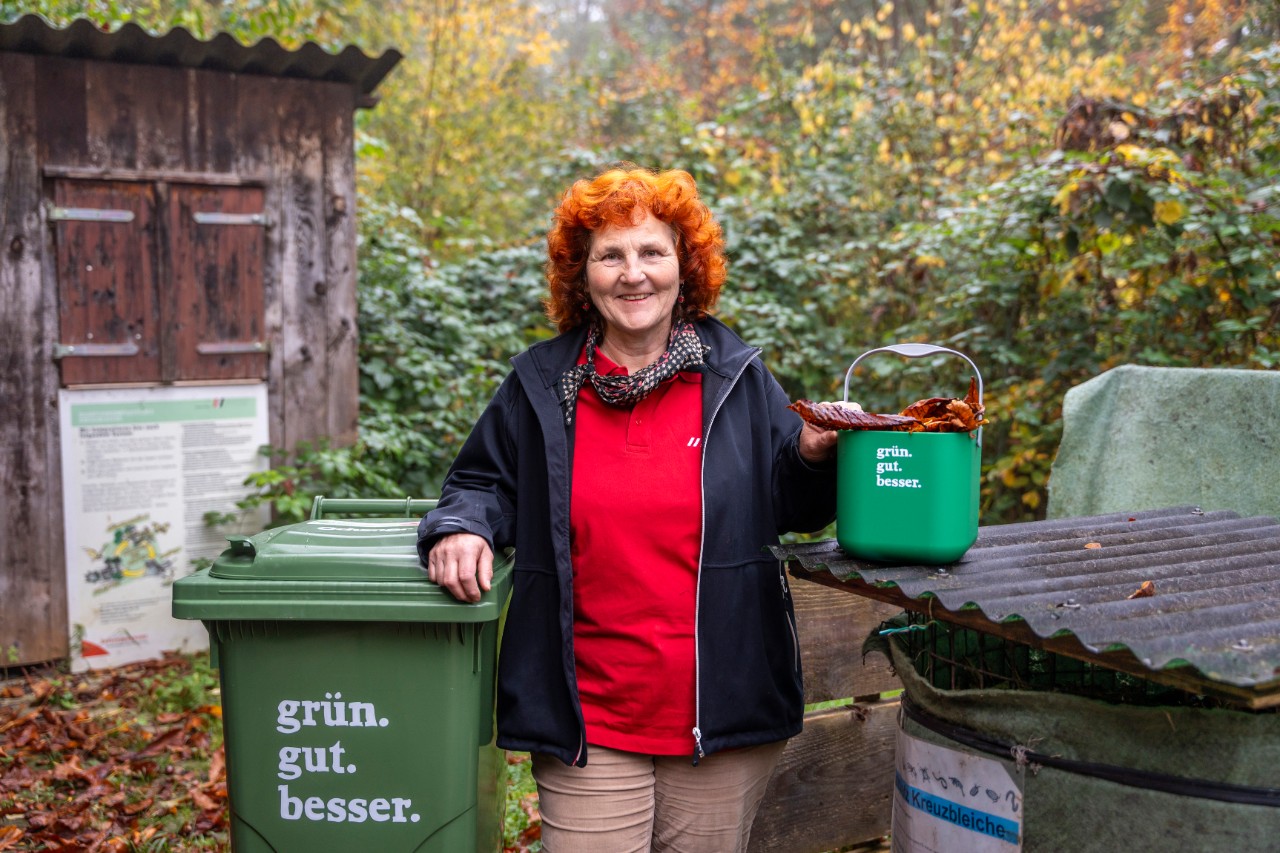 Marianne Meili Fatzer, Beraterin Grünabfuhr und Kompost, Entsorgung St.Gallen, nach 27 Dienstjahren auf den 31. Dezember 2024