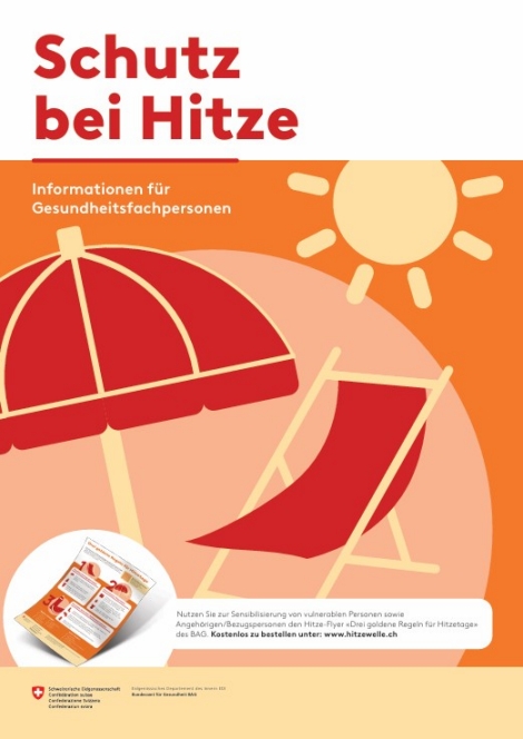 Bild Flyer "Schutz bei Hitze"